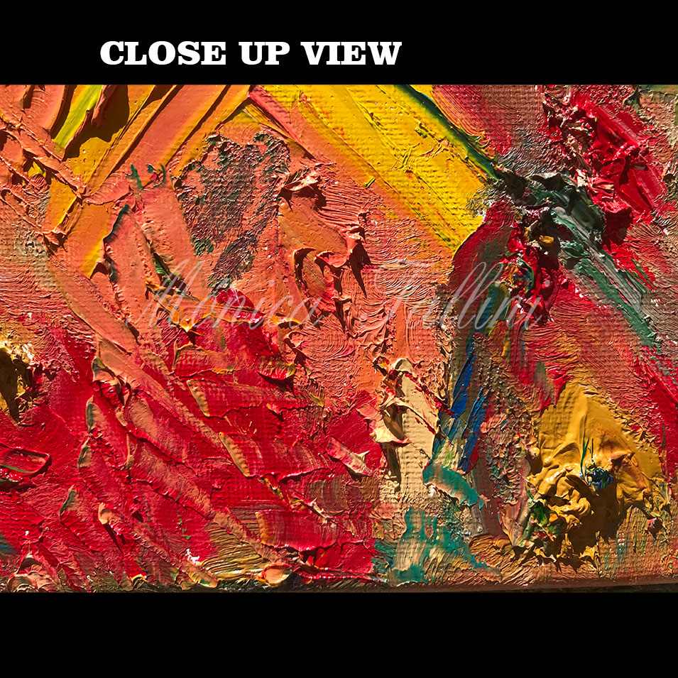 Painting titled 'Before the storm' by Monica Fallini