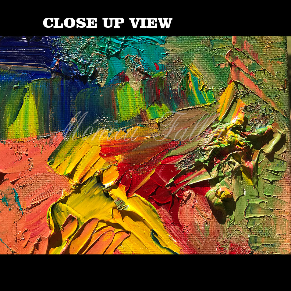 Painting titled 'Before the storm' by Monica Fallini