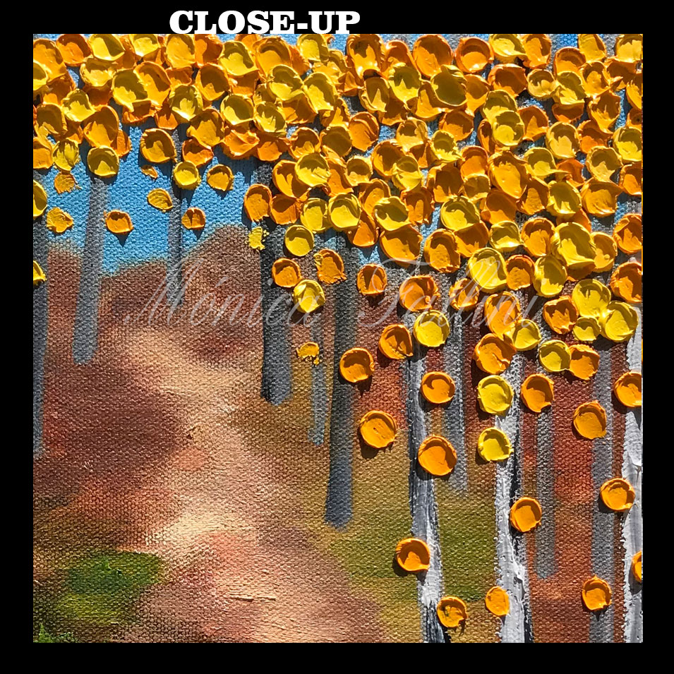 Painting titled 'Aspen Melody #3' by Monica Fallini