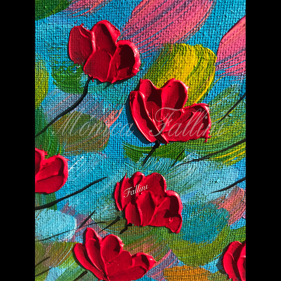 Painting titled 'Strong winds #3' by Monica Fallini