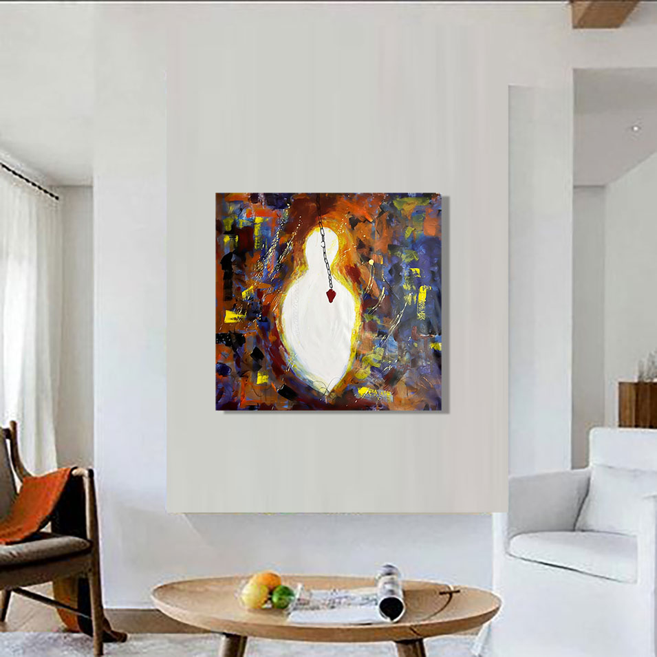 Painting titled 'Untitled.' by Monica Fallini
