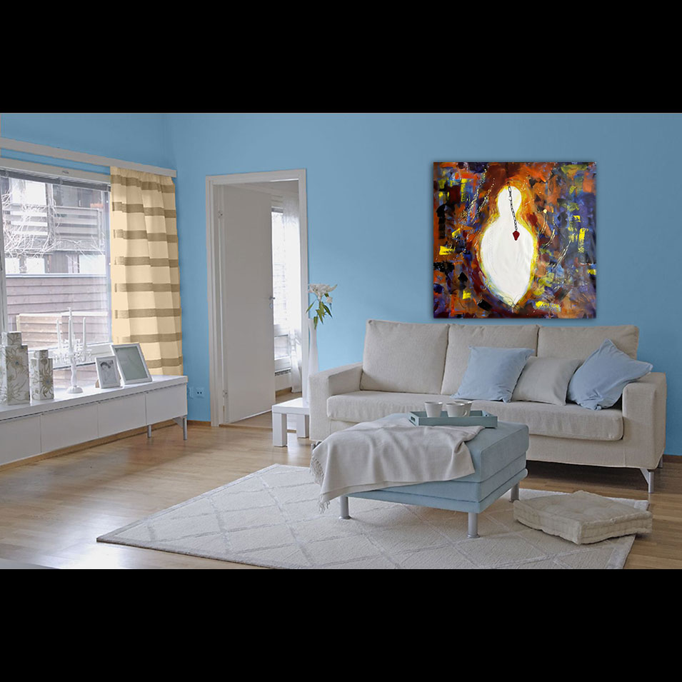 Painting titled 'Untitled.' by Monica Fallini