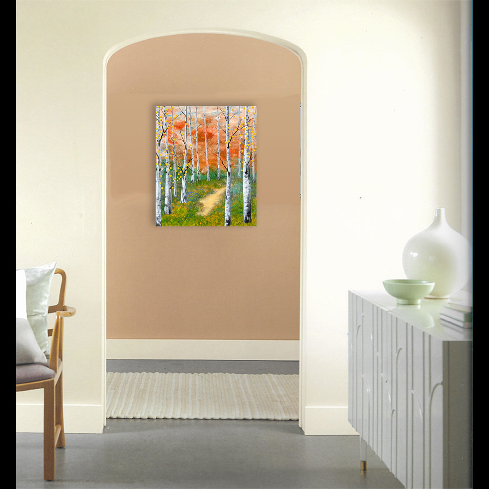 Painting titled 'What a lovely day!' by Monica Fallini