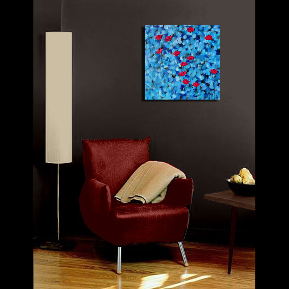 Painting titled 'Happy days ahead.' by Monica Fallini