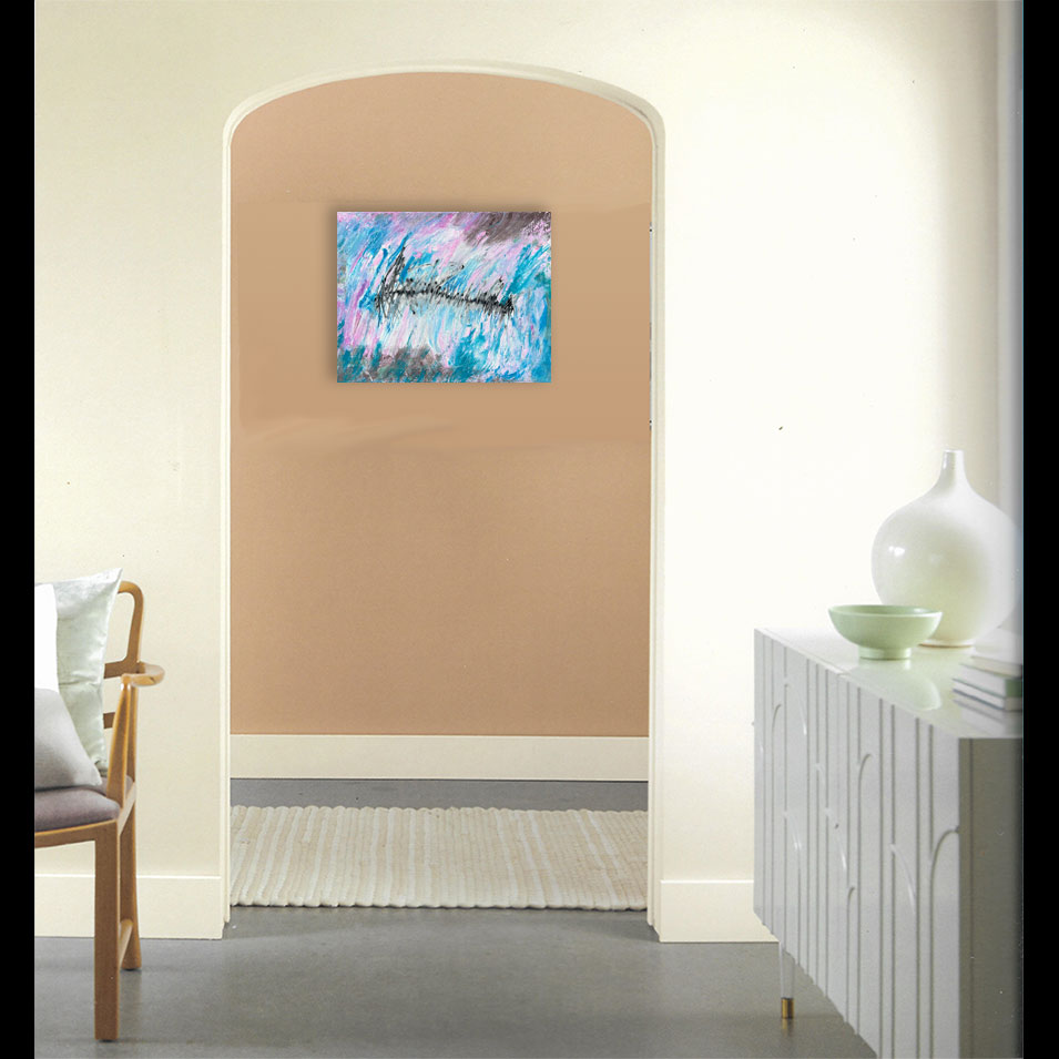 Painting titled 'Luminosity' by Monica Fallini