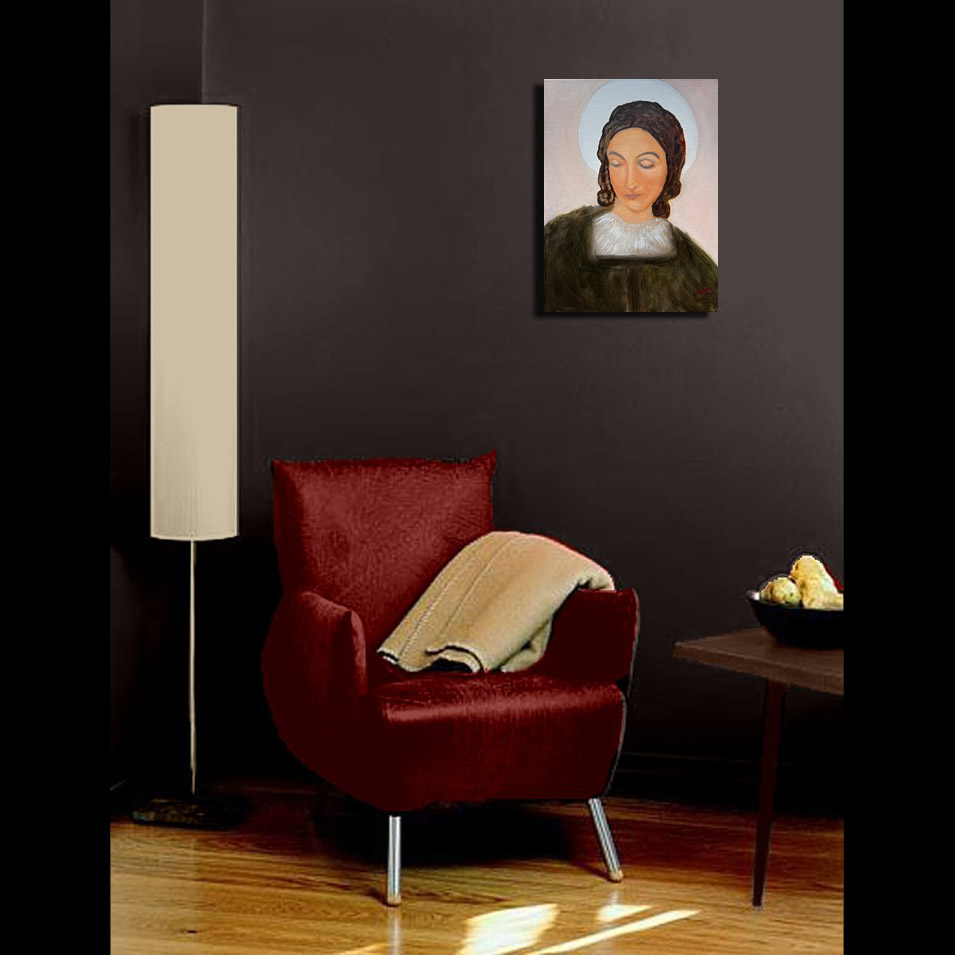 Painting titled 'Untitled, study.' by Monica Fallini