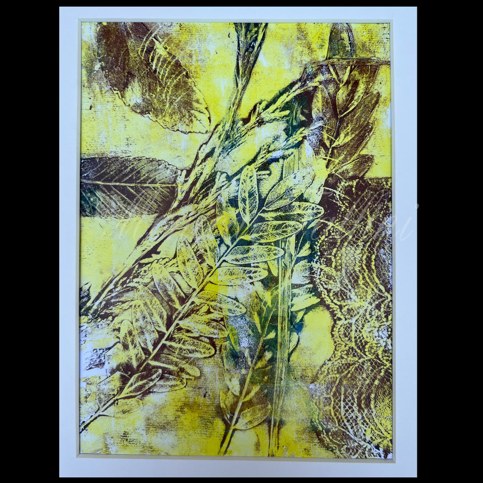 Painting titled 'A piece of her garden.' by Monica Fallini