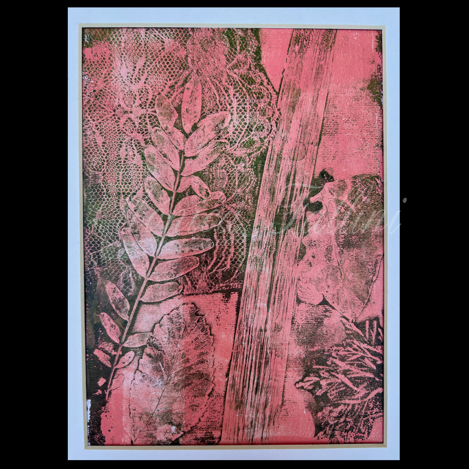 Painting titled 'Memories of her garden.' by Monica Fallini