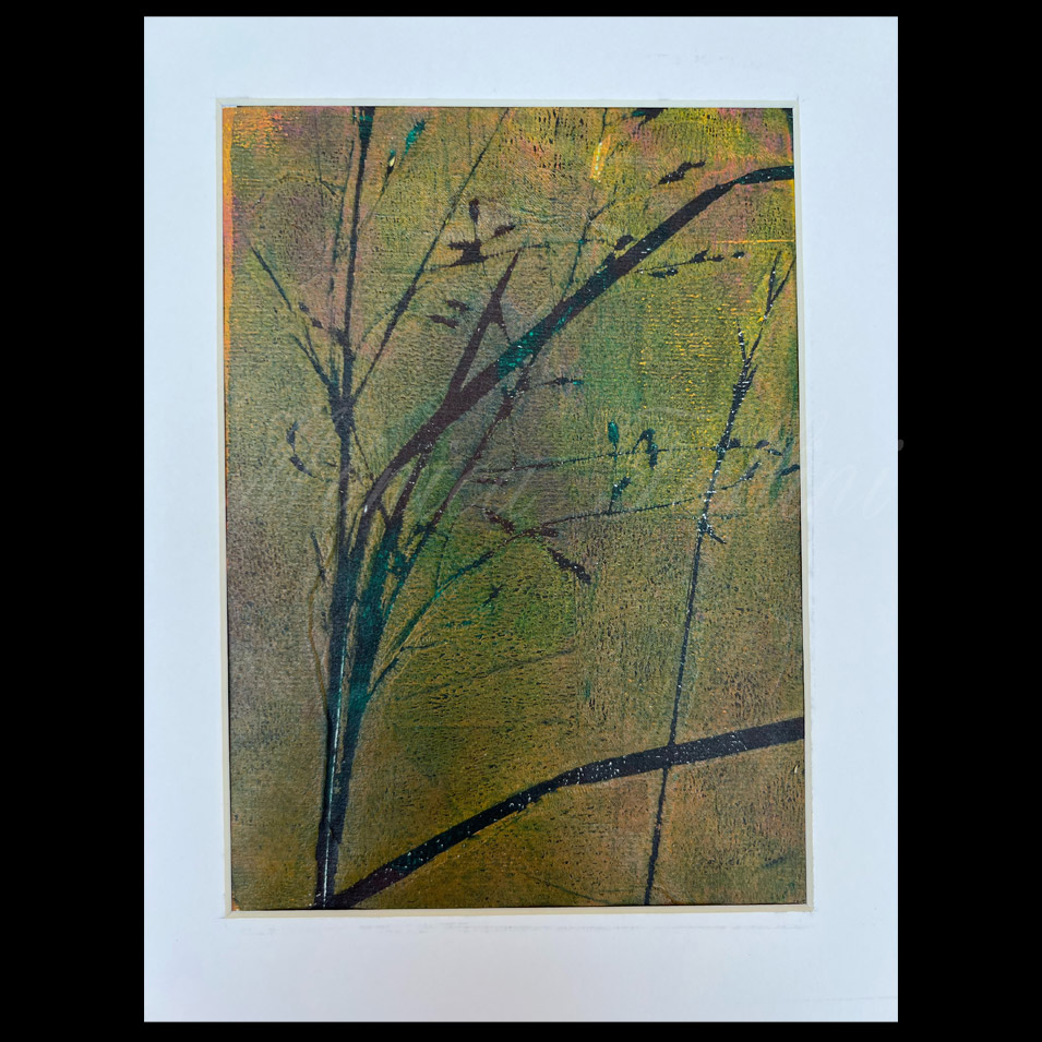 Painting titled 'Botanical design 2.' by Monica Fallini