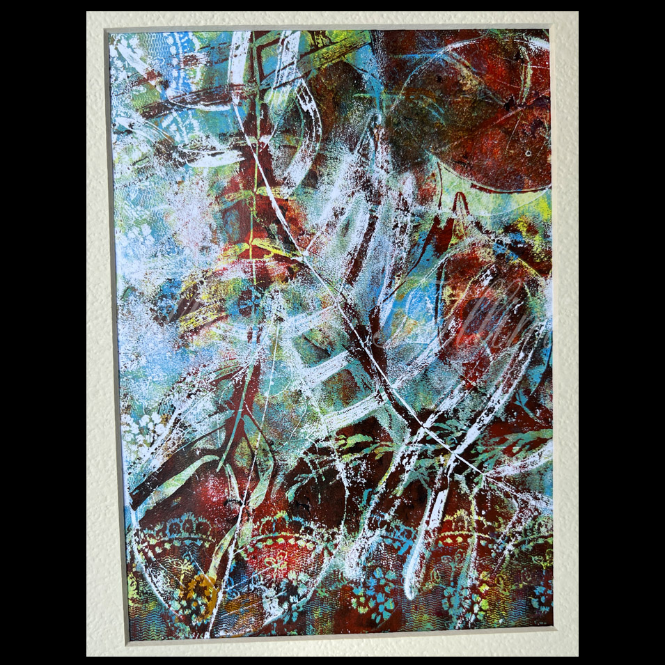 Painting titled 'Forget me not.' by Monica Fallini