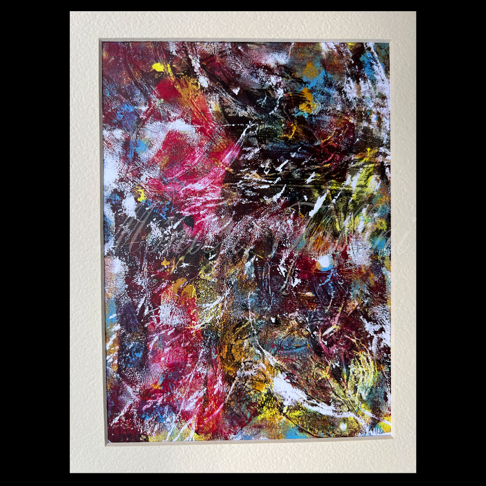 Painting titled 'Approach in layers.' by Monica Fallini