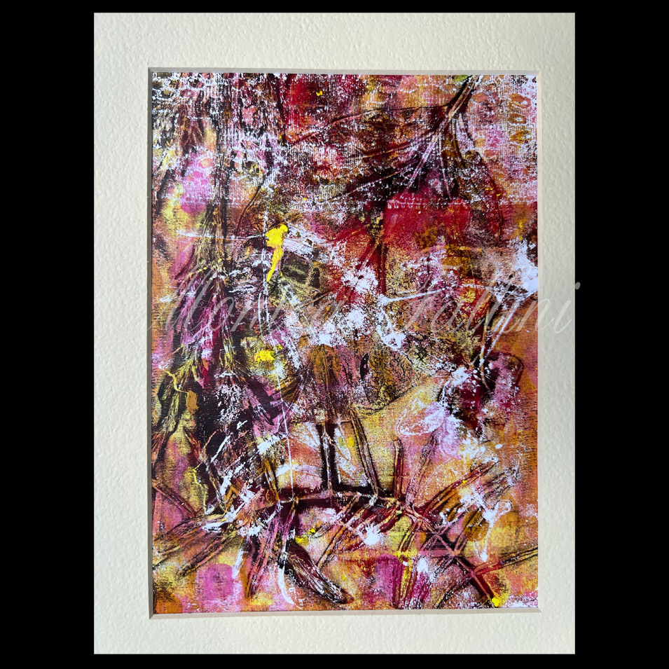 Painting titled 'Mirage.' by Monica Fallini