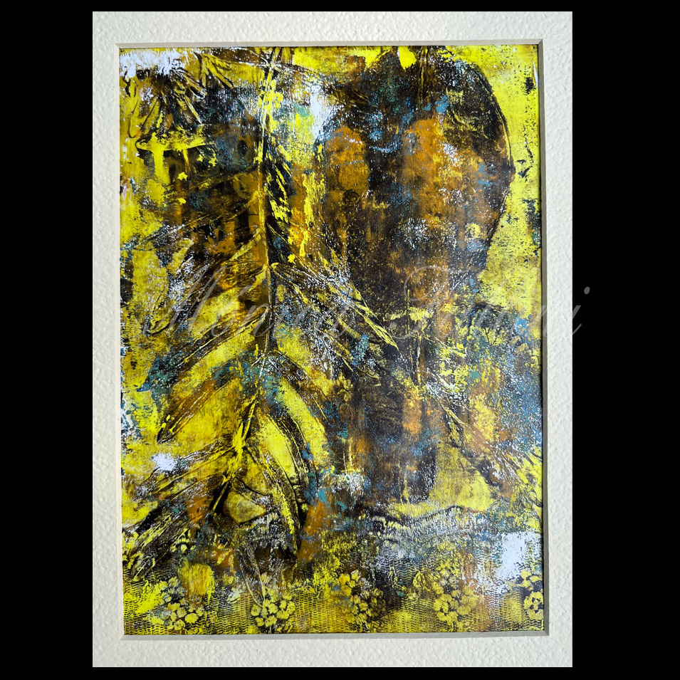 Painting titled 'Autumn together.' by Monica Fallini