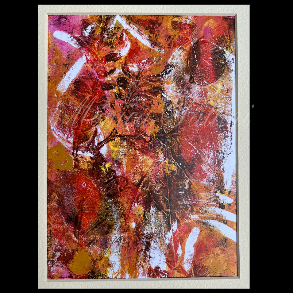 Painting titled 'Evening reflections.' by Monica Fallini