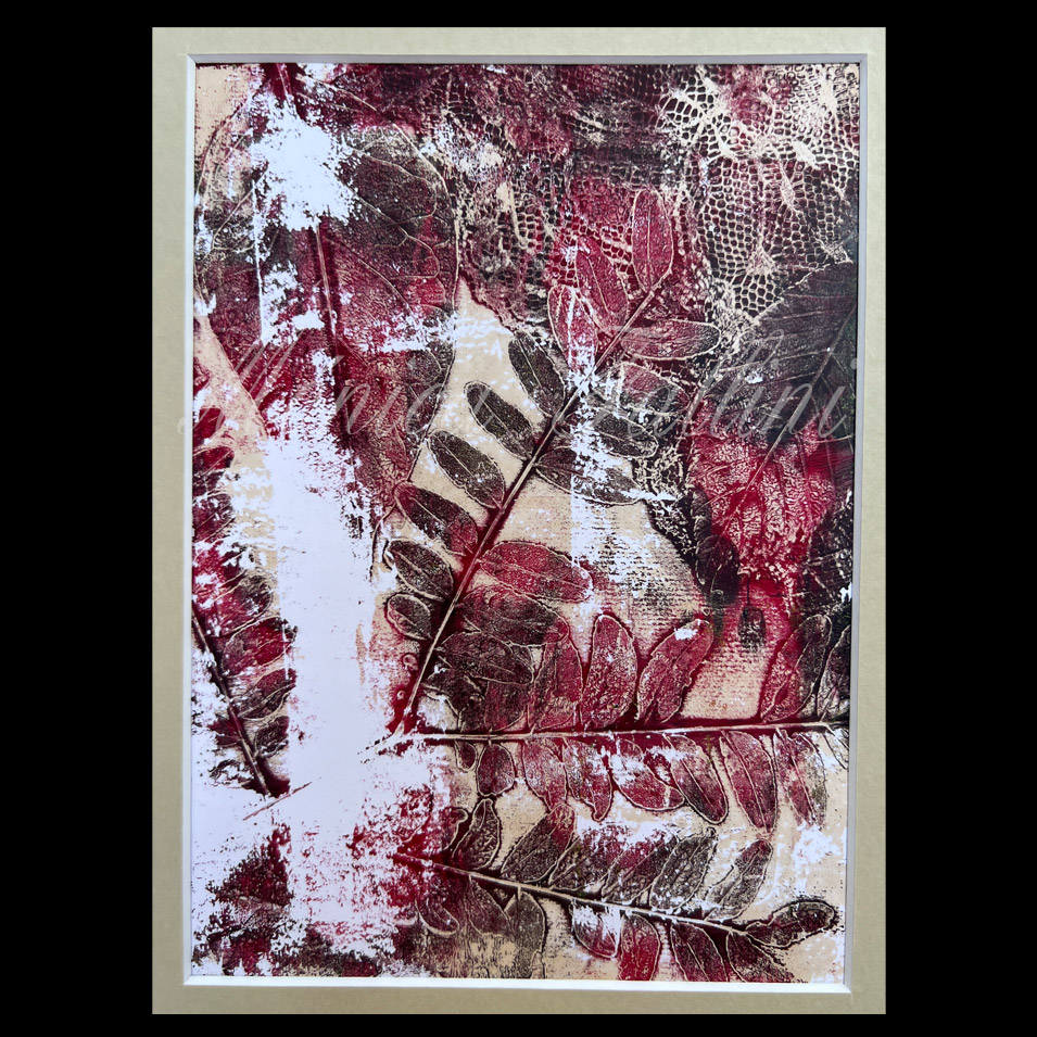 Painting titled 'Rupture.' by Monica Fallini