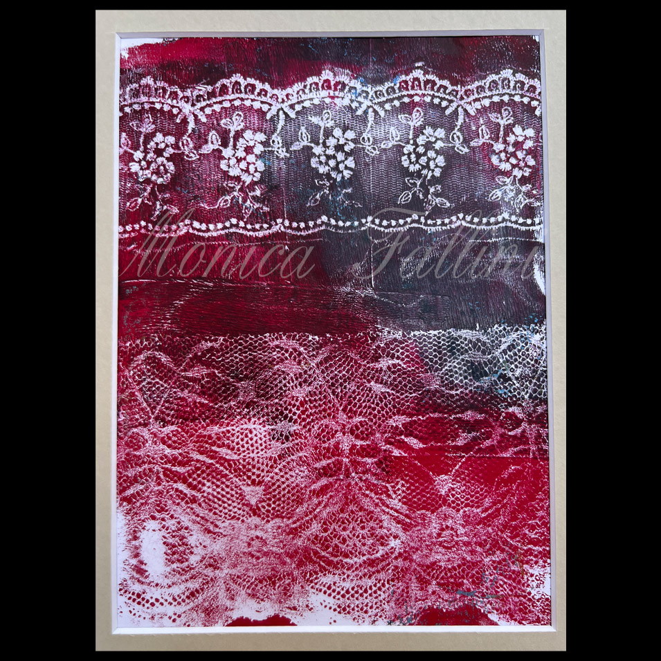 Painting titled 'Approximation' by Monica Fallini