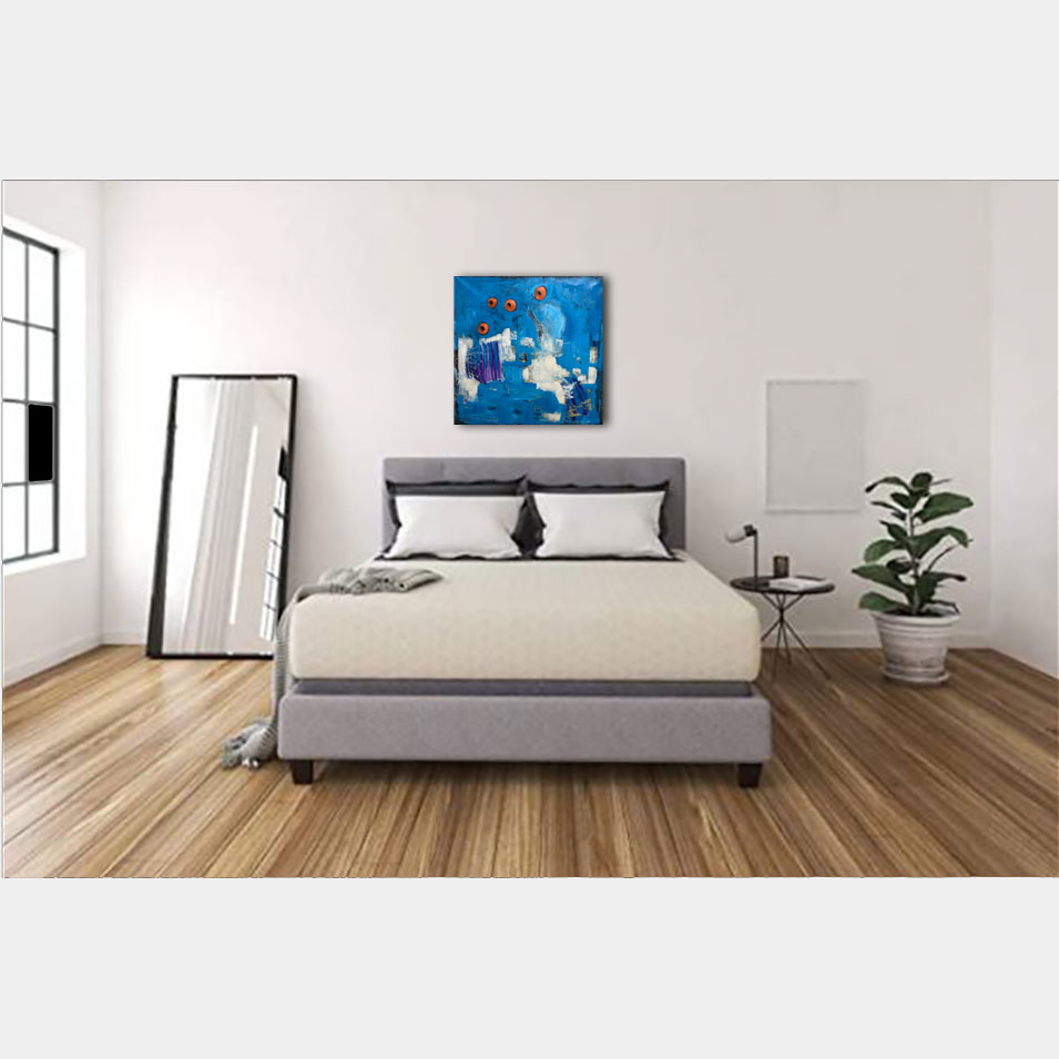 Painting titled 'Abstraction #24001' by Monica Fallini