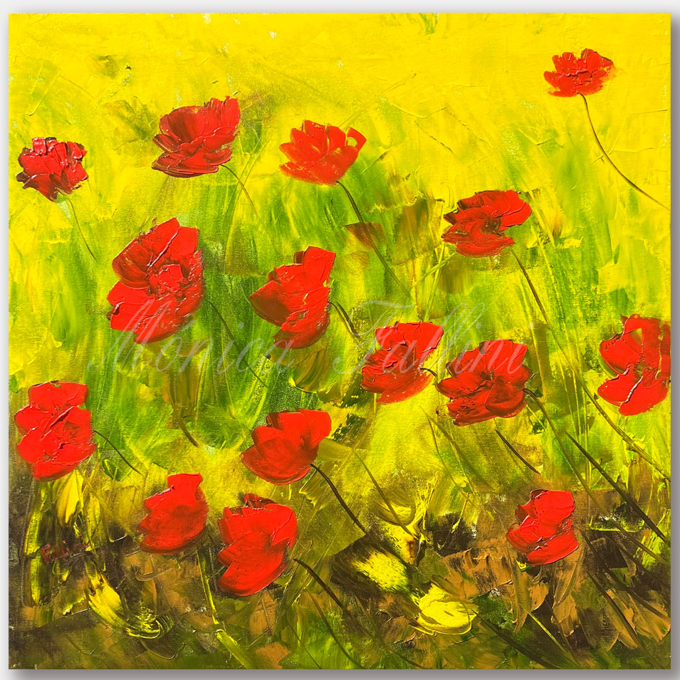 Painting titled 'A wonderful life together!' by Monica Fallini