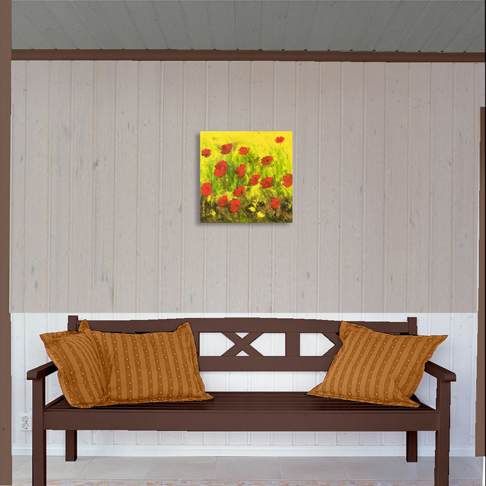 Painting titled 'A wonderful life together!' by Monica Fallini