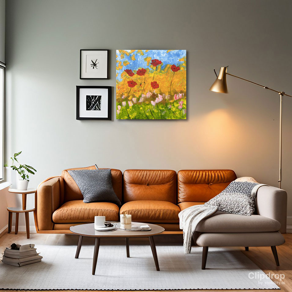 Painting titled 'Spring blooming.' by Monica Fallini