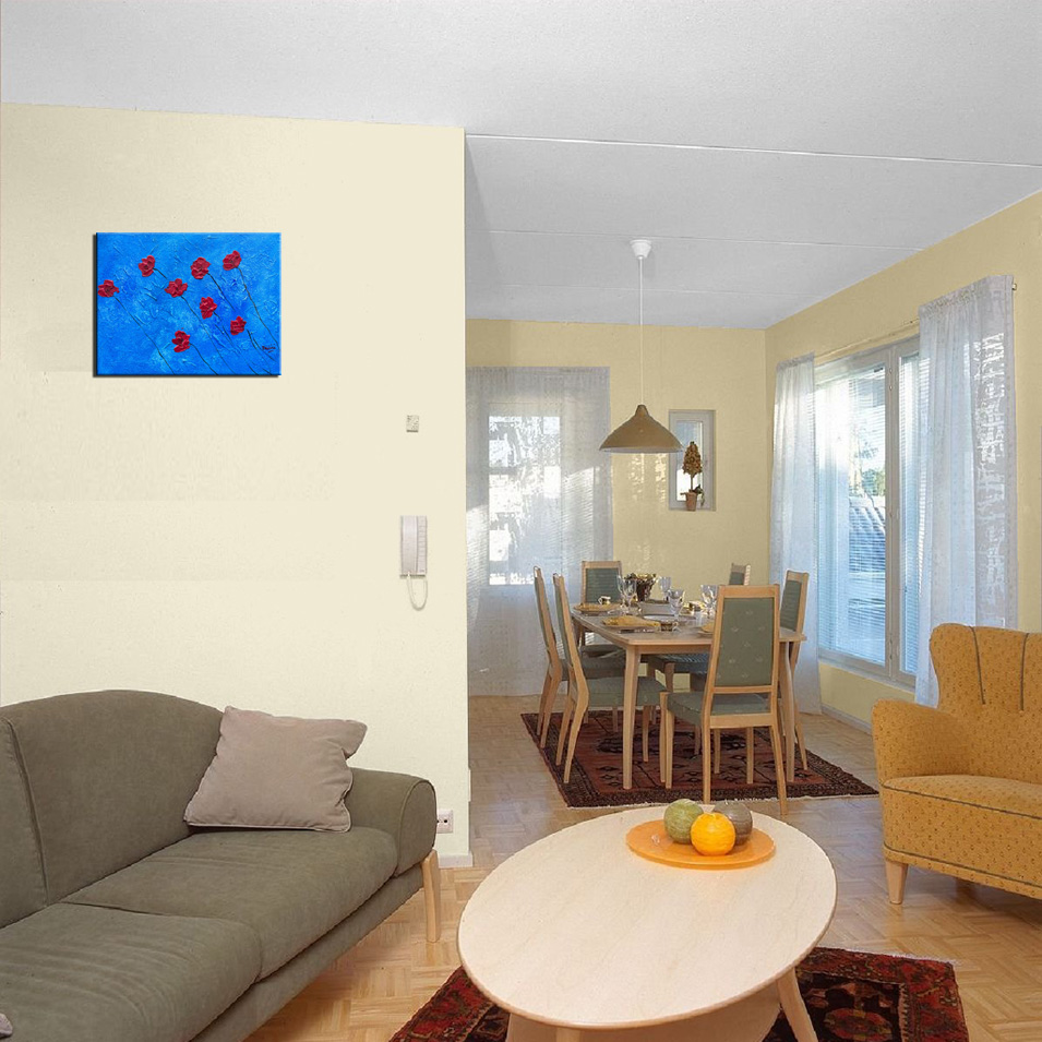 Painting titled 'Blue sky.' by Monica Fallini