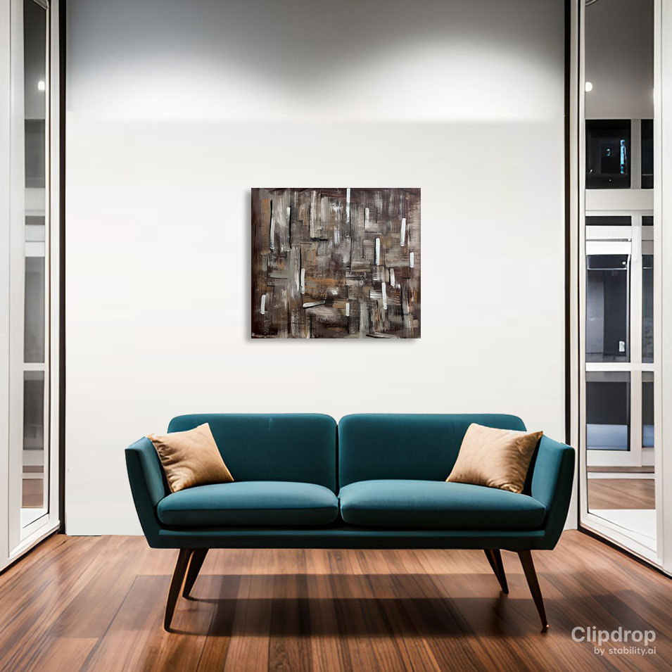 Painting titled 'At the railway station.' by Monica Fallini