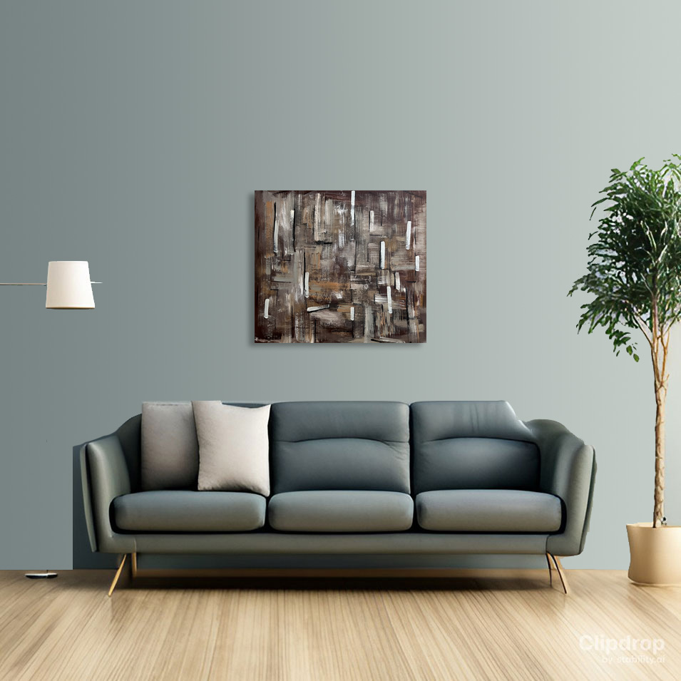 Painting titled 'At the railway station.' by Monica Fallini