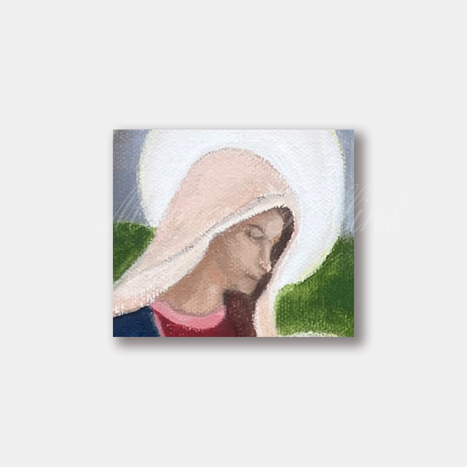 Painting titled 'The Holy Family.' by Monica Fallini