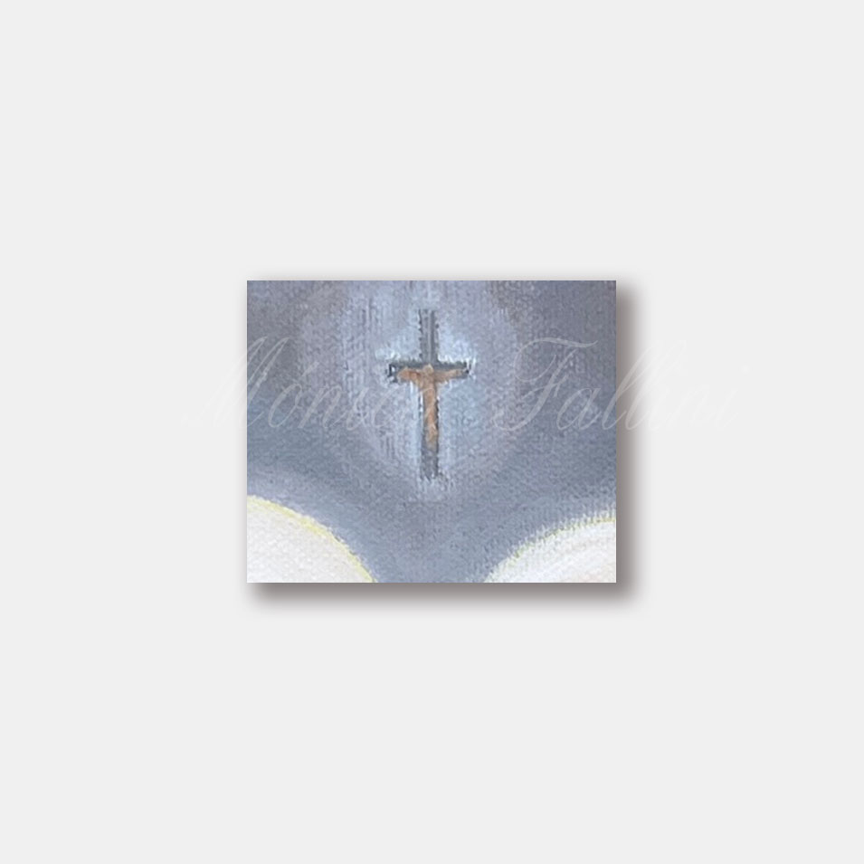 Painting titled 'The Holy Family.' by Monica Fallini