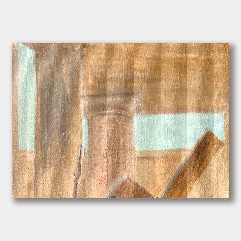 Painting titled 'Station of the Cross II' by Monica Fallini