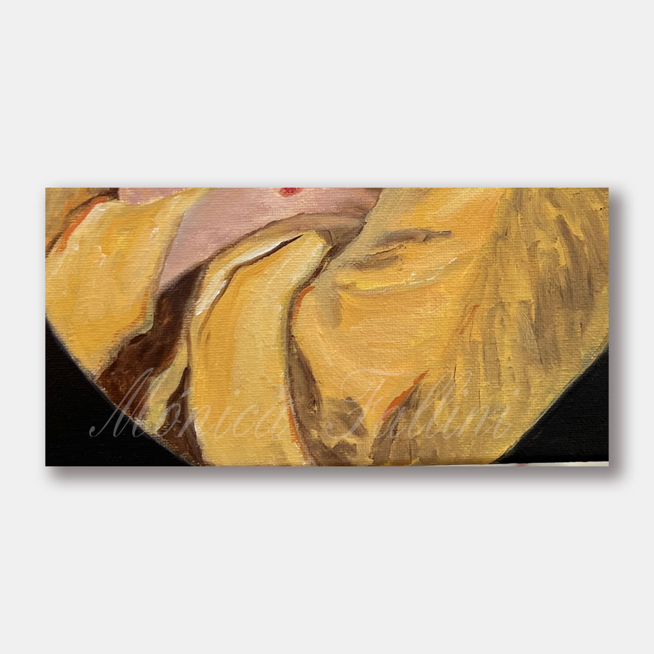 Painting titled 'Saint Catherine of Siena.' by Monica Fallini