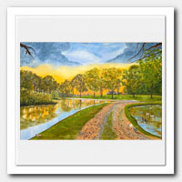 Our cherished place. Commissioned painting.