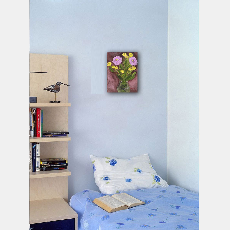 Painting titled 'Floral study #2' by Monica Fallini