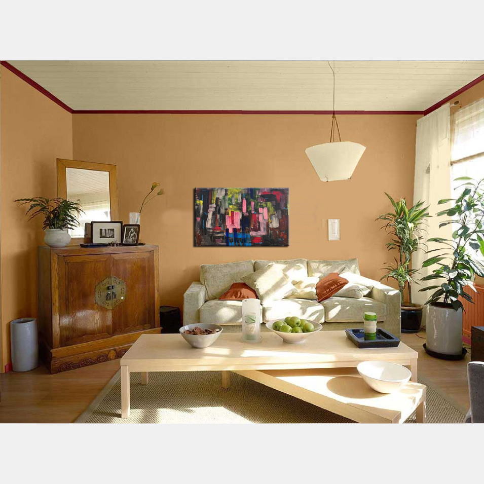 Painting titled 'Back in the city.' by Monica Fallini