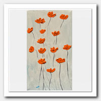 Orange Poppies in a Dream.