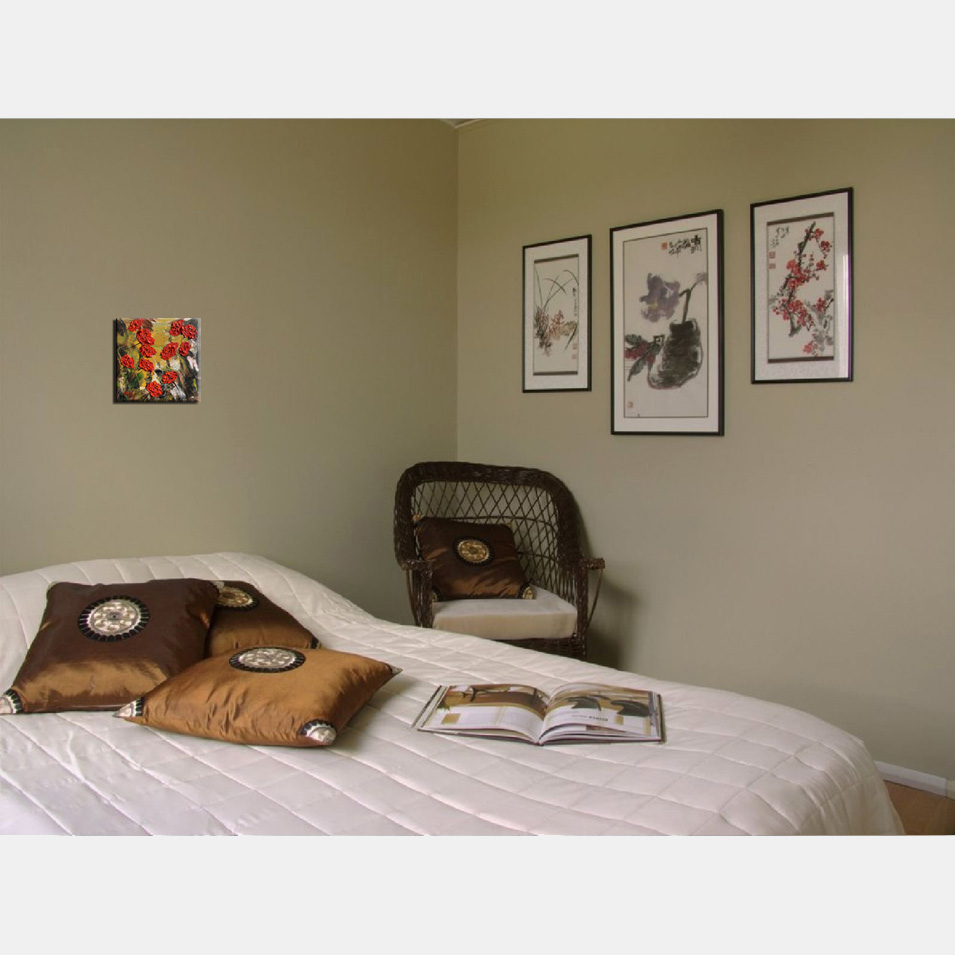 Painting titled 'Where the Poppies grow.' by Monica Fallini