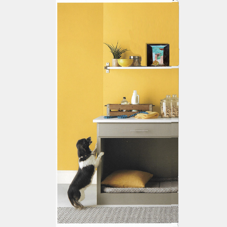 Painting titled 'Memories of Montevideo's port view from my window.' by Monica Fallini