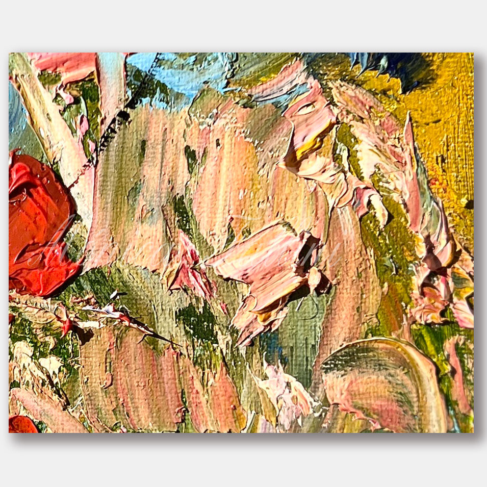 Painting titled 'Her Good Faith.' by Monica Fallini