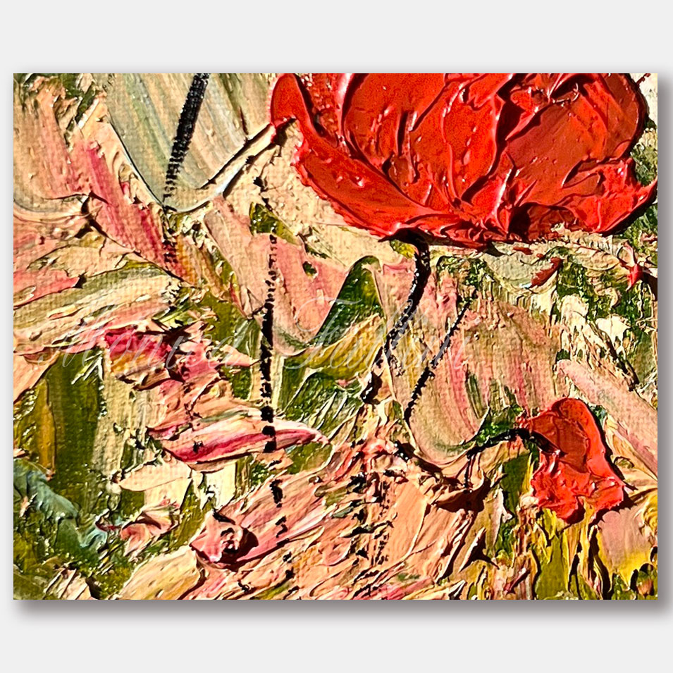 Painting titled 'Her Good Faith.' by Monica Fallini