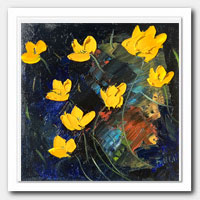 In the alley at night.