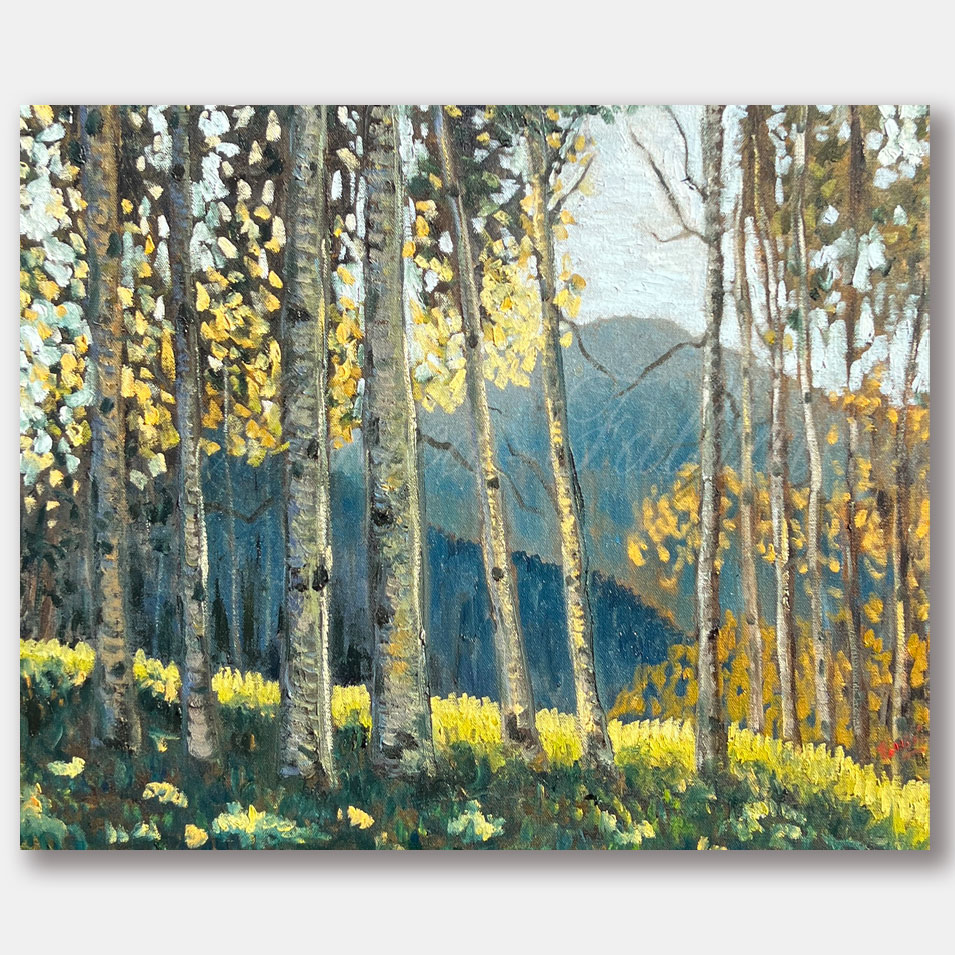 Landscape study. by Monica Fallini