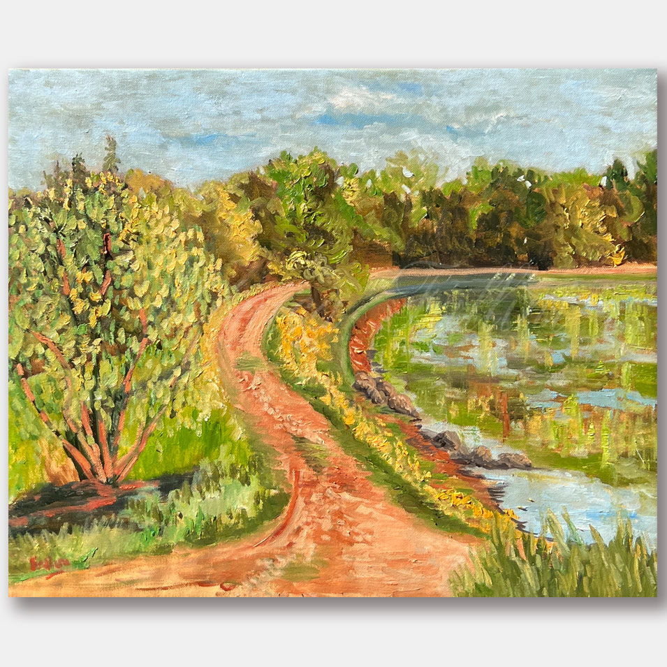 Study by the lake. by Monica Fallini