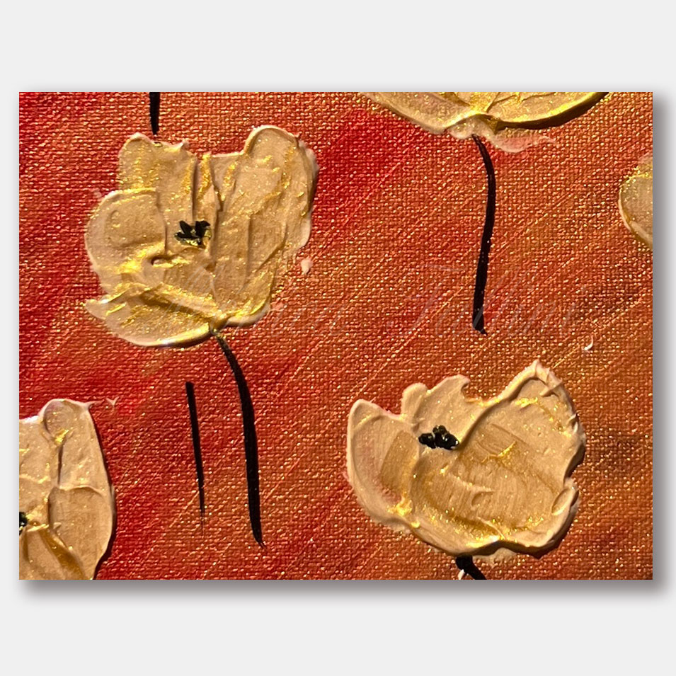 Painting titled 'Golden days.' by Monica Fallini