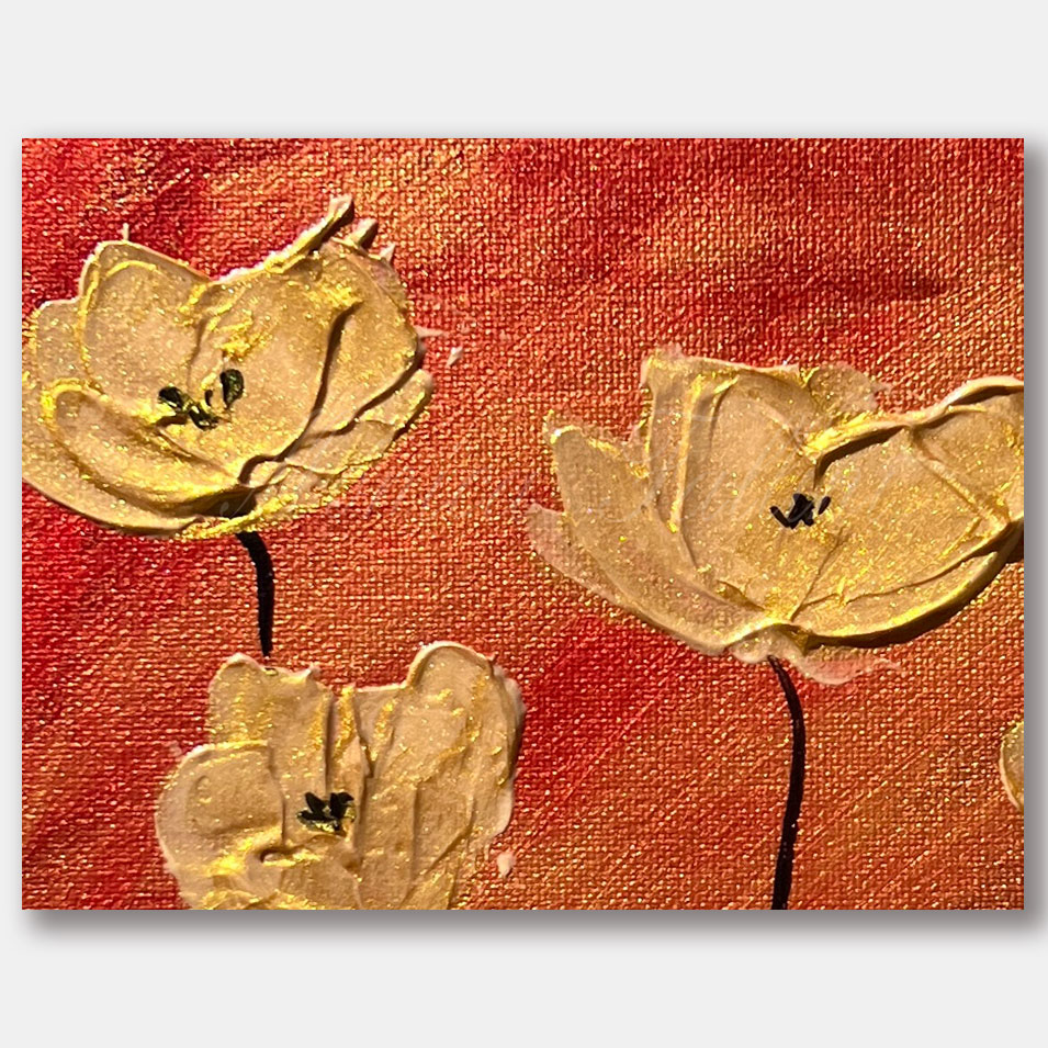 Painting titled 'Golden days.' by Monica Fallini