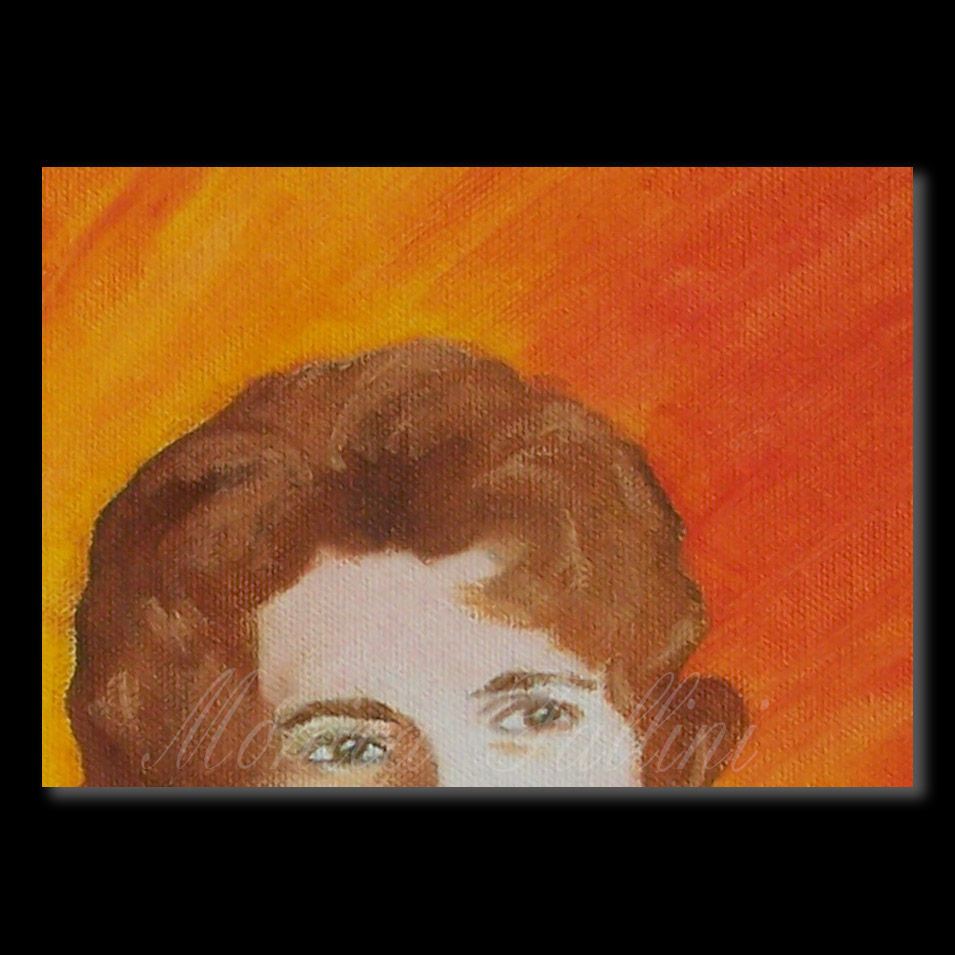 Painting titled 'Mother, Mirta Buenaventura' by Monica Fallini