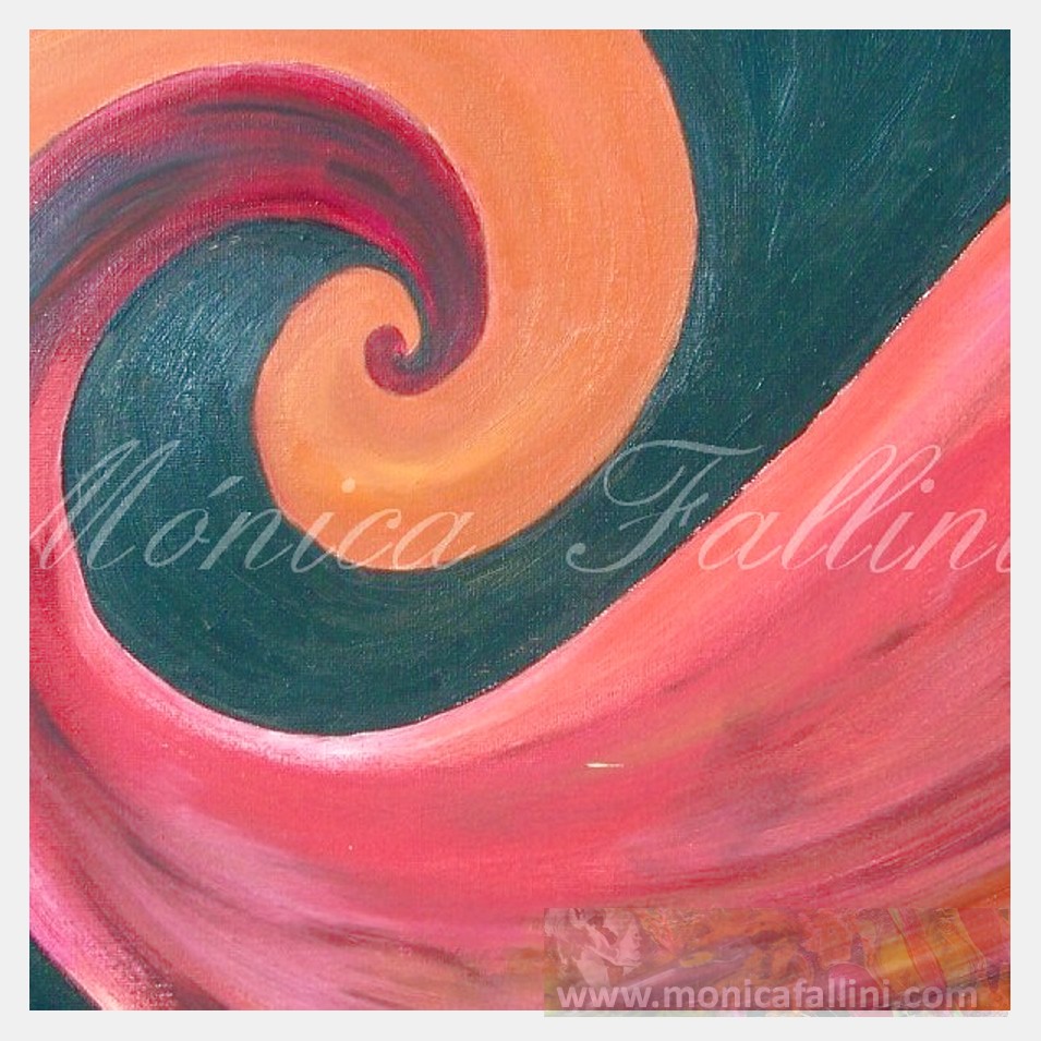 Painting titled 'Universe's shapes.' by Monica Fallini