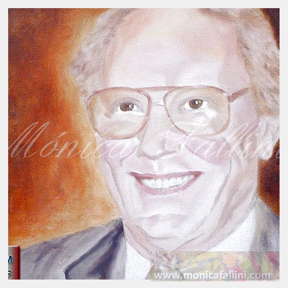 Painting titled 'Juan Pablo Fallini.' by Monica Fallini