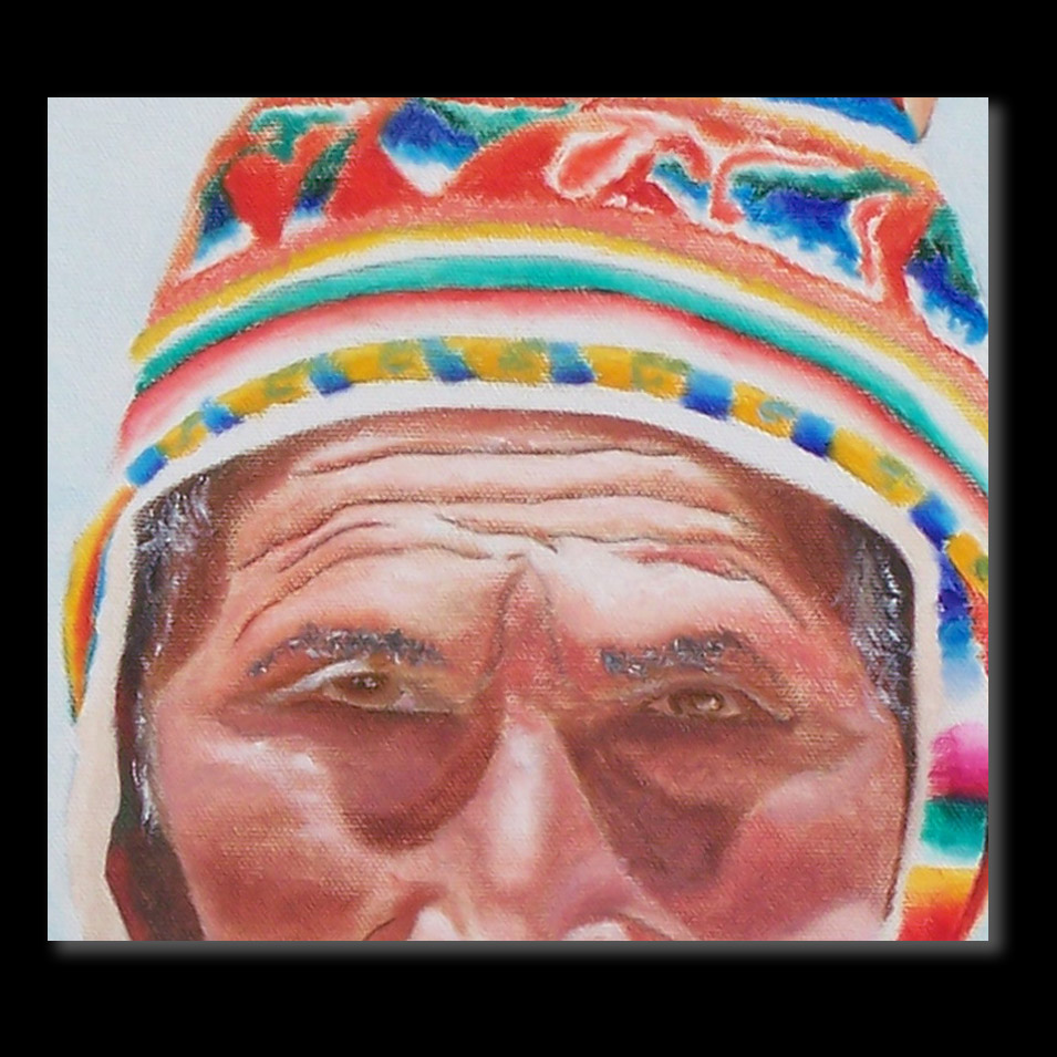 Painting titled 'Andean' by Monica Fallini