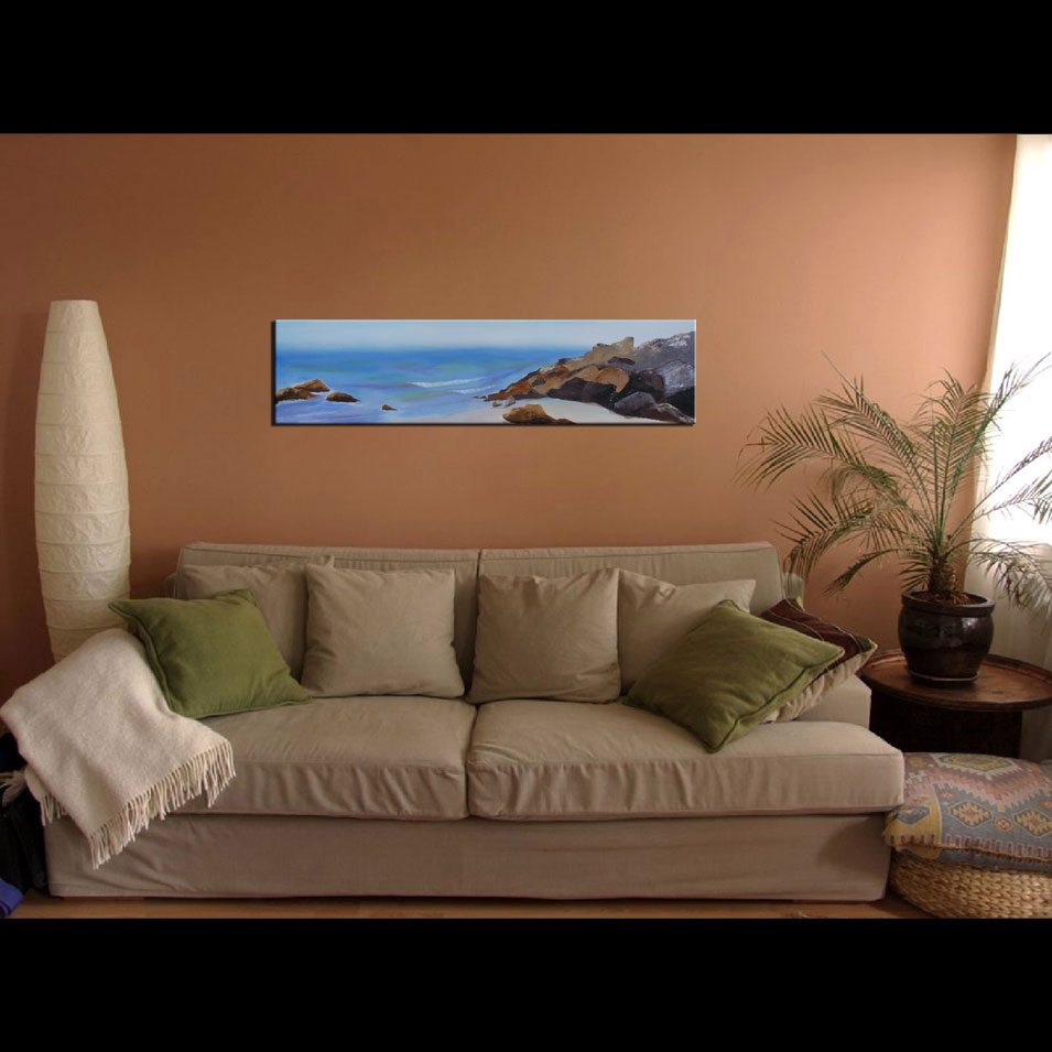 Painting titled 'Galveston coast 2' by Monica Fallini