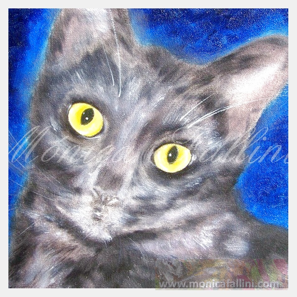 Painting titled 'Pauline' by Monica Fallini